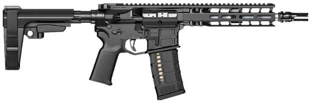 Picture of Radian Weapons R0052 Model 1 Pistol 300 Blackout 30+1 9", Black, Billet Rec, M-Lok Handguard, Smooth Buffer Tube (No Brace), Magpul Grip, Ambi Controls, Dead Air QD Flash Hider, Adj. Trigger