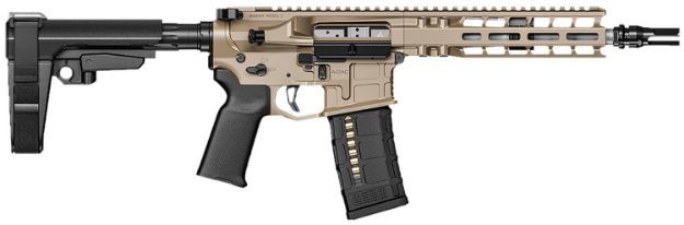 Picture of Radian Weapons R0504 Model 1 Pistol 300 Blackout 30+1 9", FDE Billet Rec/M-Lok Handguard, Smooth Buffer Tube (No Brace), Magpul Grip, Ambi Controls, Dead Air QD Flash Hider, Adj. Trigger