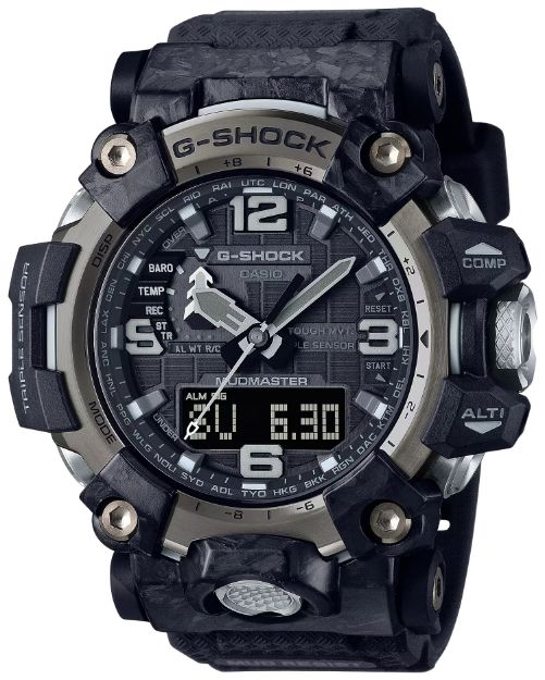 Picture of G-shock/vlc Distribution GWG20001A1 G-Shock Tactical MudMaster Keep Time Black Features Digital Compass