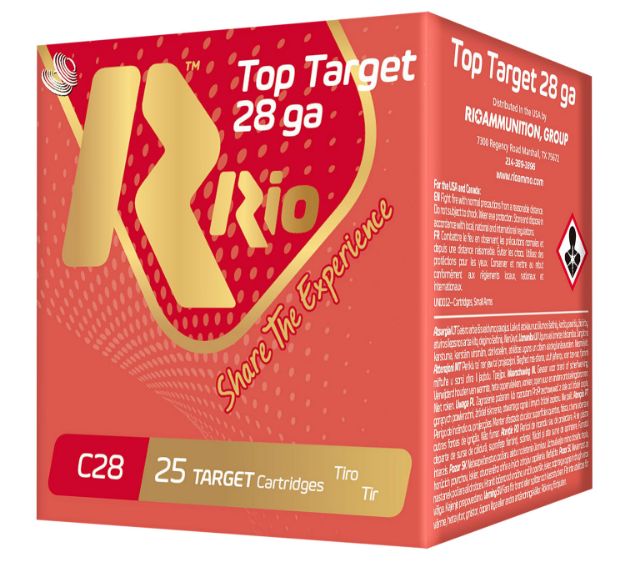 Picture of Rio Ammunition RC289 Top Target  28 Gauge 2.75" 3/4 oz 9 Shot 25 Per Box/ 10 Case