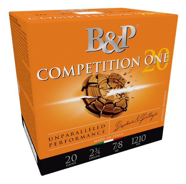 Picture of B&P 20B78CP7 Competition ONE 20Gauge 2.75" 7/8oz 7.5Shot 25 Per Box/10 Case