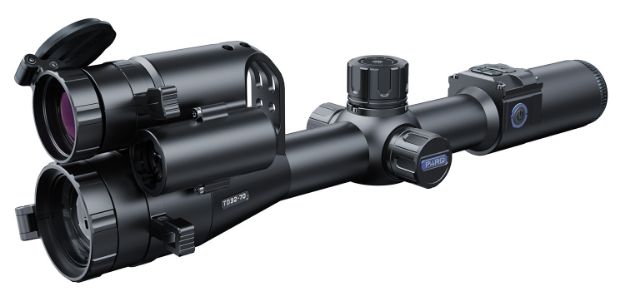 Picture of PARD TD3270940LF TD32 Multispectral Night Vision Rifle Scope Black 3-6.5x 70mm, 35 mm Multi Reticle Features Laser Rangefinder