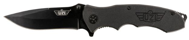 Picture of Uzi Accessories UZKFDR006 UZI Responder VI Black, Stainless-Steel Blade