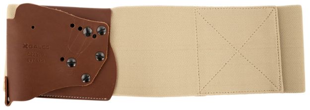 Picture of Galco UWERKHSM UnderWraps Elite Khaki Small Leather/Nylon