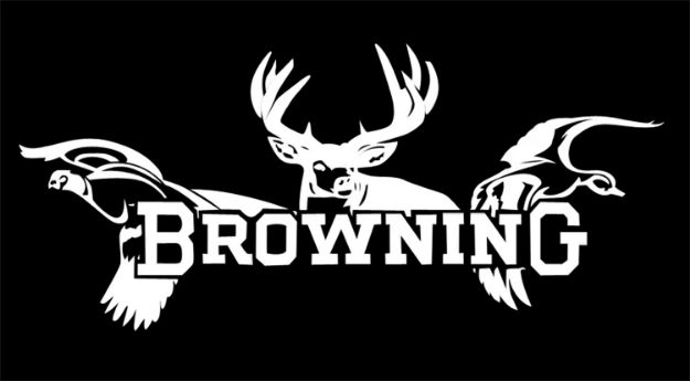 Picture of Browning 3922601247 All Season Decal White Vinyl Sticker 12"