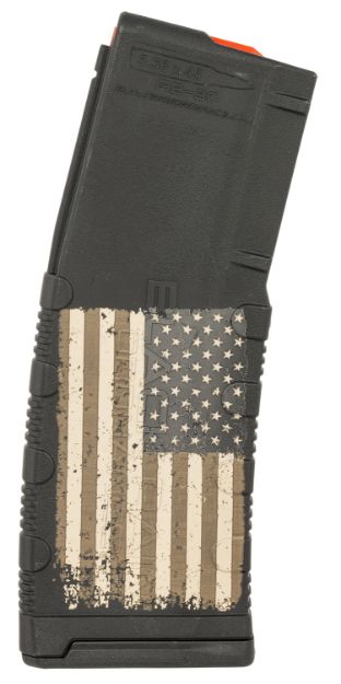 Picture of Black Rain Ordnance MAG30AMFLAG Magazine  30rd 223 Rem/5.56x45mm NATO American Flag Engraving Fits AR-15/M16/M4