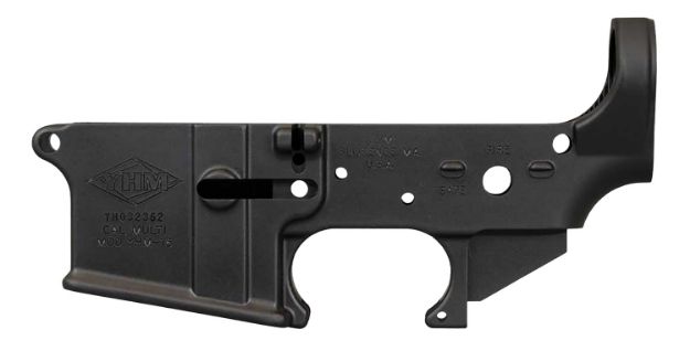 Picture of Yankee Hill 125 Stripped Lower Receiver 5.56x45mm NATO 7075-T6 Aluminum Black Anodized for AR-15