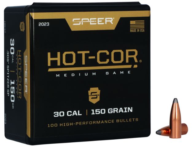 Picture of Speer 2023 Hot-Cor  30Cal 150gr Spitzer Soft Point 100 Per Box/5 Case