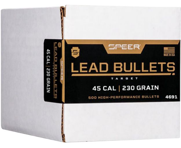 Picture of Speer 4691 Handgun  45Cal 230gr Lead Round Nose 500 Per Box/1 Case