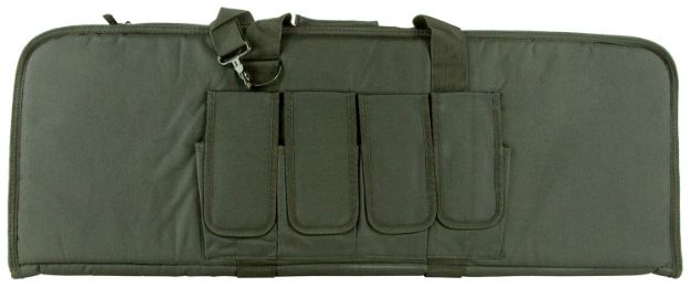 Picture of NcStar CVCP2960B36 VISM Carbine Case Black PVC Nylon w/ Lockable Zippers Pockets & Padded Carry Handle