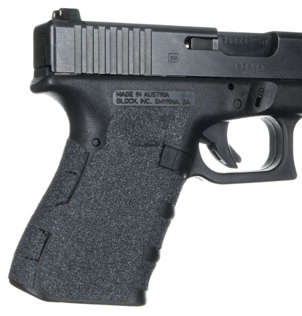 Picture of Talon Grips 104G Adhesive Grip  Compatible w/Glock Gen1-3 19/23/25/32/38, Black Textured Granulate