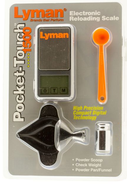 Picture of Lyman 7750725 Pocket Touch Reloading Scale 1 Multi-Caliber 1500 GR