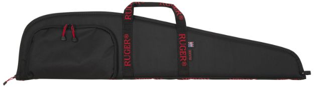 Picture of Ruger 27140 Rifle Case  40" Black Endura w/ Red Ruger Logo Accessory Pocket & Foam Padding