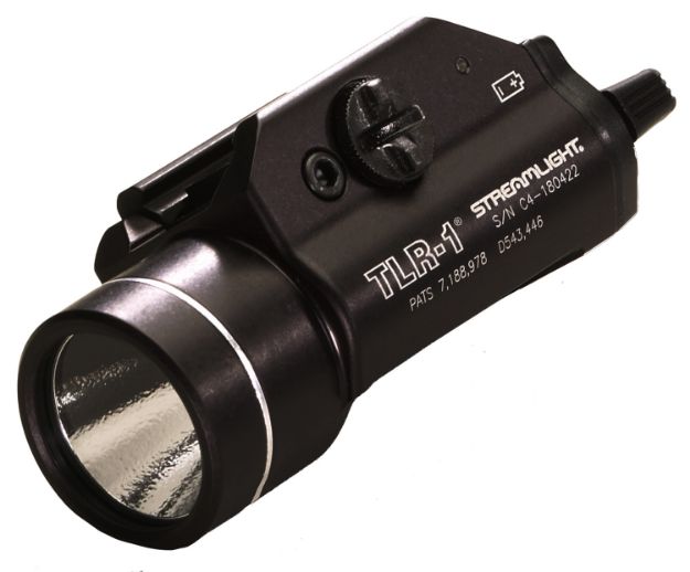 Picture of Streamlight 69110 TLR-1 Gun Light  Black Anodized 300 Lumens White C4 LED