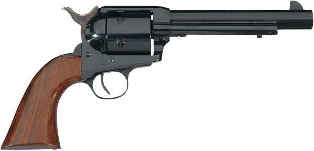 Picture of Taylors & Company 550428 1873 Cattleman 44 Rem Mag Caliber with 6" Barrel, 6rd Capacity Cylinder, Overall Blued Finish Steel & Walnut Army Size Grip