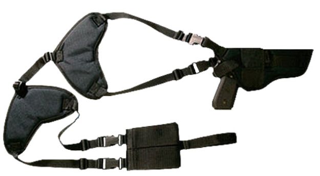 Picture of Bulldog WSHD31 Deluxe Shoulder Harness Nylon Fits 4-4.5" Lg Frame Auto Ambidextrous