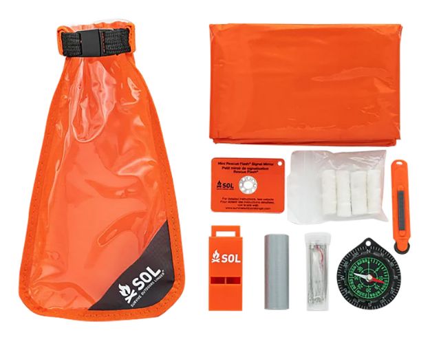 Picture of Survive Outdoors Longer 01401727 Scout Survival Kit Waterproof Orange