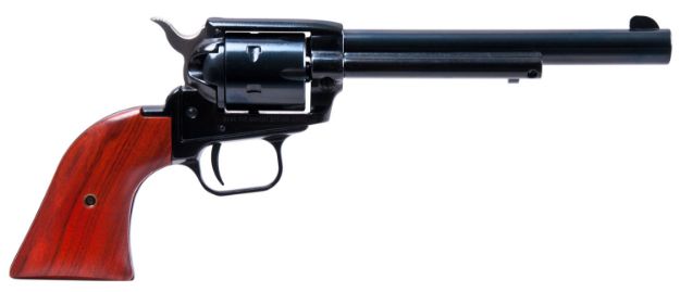 Picture of Heritage Mfg RR22B6 Rough Rider  22 LR 6 Shot, 6.50" Black Steel Barrel, Black Zinc Alloy Frame, Black Cylinder, Cocobolo Grip, Hammer/Thumb Safety, Exposed Hammer