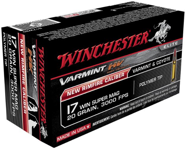 Picture of Winchester Ammo S17W20 Varmint HV  17WSM 20gr Polymer Tip 50 Per Box/10 Case