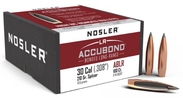 Picture of Nosler 58317 AccuBond Long Range 30Cal 210gr Spitzer Point 100/Box