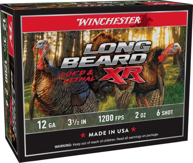 Picture of Winchester Ammo STLB12L6 Long Beard XR Shot-Lok 12Gauge 3.50" 2oz 6Shot 10 Per Box/10 Case