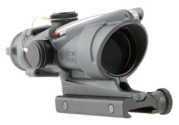 Picture of Trijicon 100308 ACOG  Sniper Gray 4x 32mm Illuminated Red Chevron .223/5.56 BDC Reticle