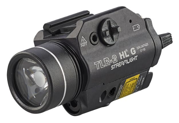 Picture of Streamlight 69265 TLR-2 HL G Gun Light  Black Anodized 1,000 Lumens White LED Red Laser