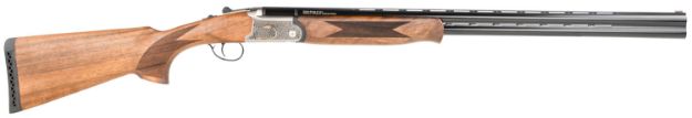 Picture of TriStar 33108 Trinity  O/U 20 Gauge 28" 2rd 3" Silver Engraved with 24K Gold Inlay Rec Turkish Walnut Stock Right Hand (Full Size) Includes 5 MobilChoke