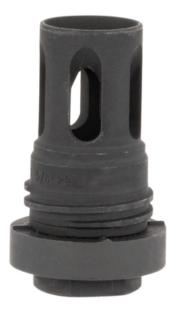 Picture of Yankee Hill 431524A Mini QD Flash Hider Black Phosphate Steel with 5/8"-24 tpi Threads & 2.13" OAL for 5.56x45mm NATO AR-Platform