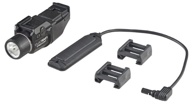 Picture of Streamlight 69440 TLR RM 1 Rail Mounted Tactical Lighting System  Black Anodized 500 Lumens White