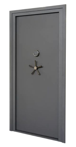 Picture of SnapSafe 75421 Vault Door Premium Dark Gray 81" High 12 Gauge Steel