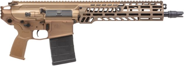 Picture of Sig Sauer PSPEAR76213B MCX Spear 7.62x51mm NATO 20+1 13", Coyote, No Brace, OEM Polymer Grip, SLX/SLH QD Flash Hider, Ambi Controls, Adj. Gas Block