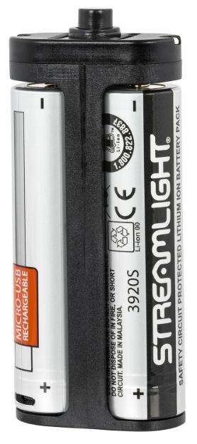 Picture of Streamlight 78105 Stinger 2020 Battery Pack  Black/Silver 3.7 Volts 2,600 mAh (2) Single Pack