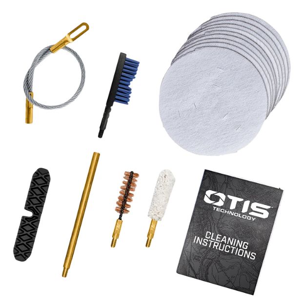 Picture of Otis FG70145 Patriot Cleaning Kit 45 Cal Pistol/ 15 Pieces Yellow Plastic Box Case