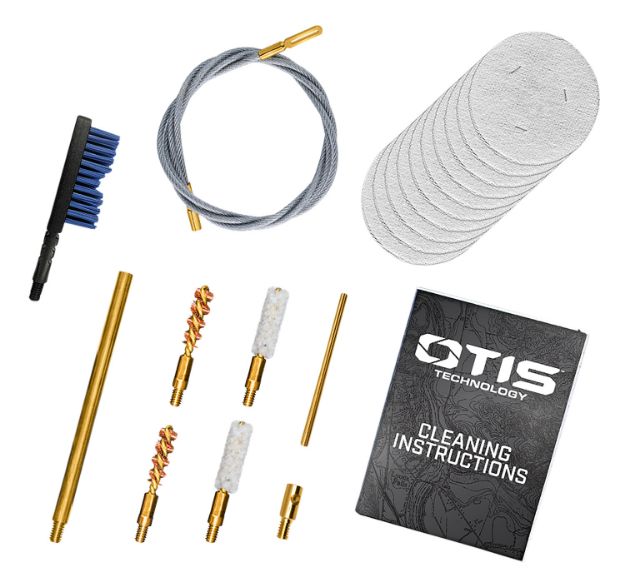 Picture of Otis FG70122 Patriot Cleaning Kit .17/.22Cal Handgun/Rifle/15 Pieces Yellow Plastic Box Case