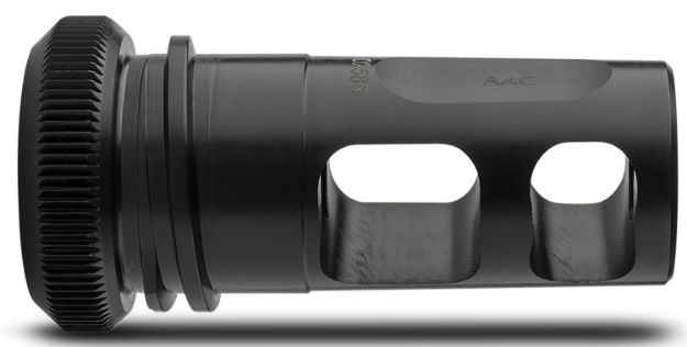 Picture of ADVANCED ARMAMENT COMPANY 64133 Blackout Muzzle Brake 30 Cal 5/8"-24 tpi, Black Steel, for AAC MK13-SD Suppressors