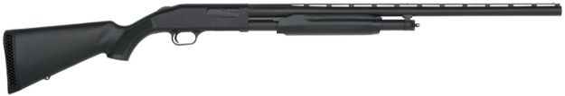 Picture of Mossberg 56420 500 All Purpose Field 12 Gauge 5+1 3" 28" Vent Rib Barrel, Matte Blued Metal Finish, Dual Extractors, Black Synthetic Stock, Ambidextrous Safety, Includes Accu-Set Chokes