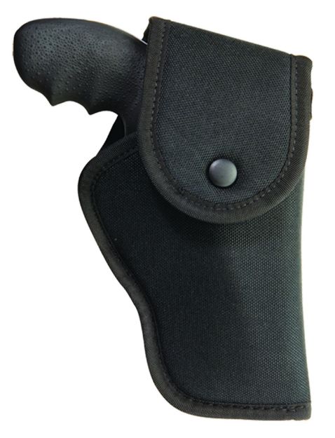 Picture of Uncle Mike's 81521 Sidekick Hip Holster OWB Size 52 Black Laminate Belt Fits Ruger Alaskan Right Hand