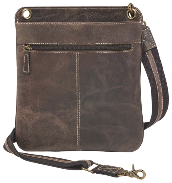 Picture of GTM  GTM-CZY/01       CROSSBODY FLAT SAC      BRN