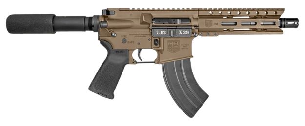 Picture of Diamondback DB1912O061 DB15  7.62x39mm 28+1 7", FDE, Carbon Lower, 6" M-LOK Handguard, Black Padded Buffer Tube/Magpul Grip