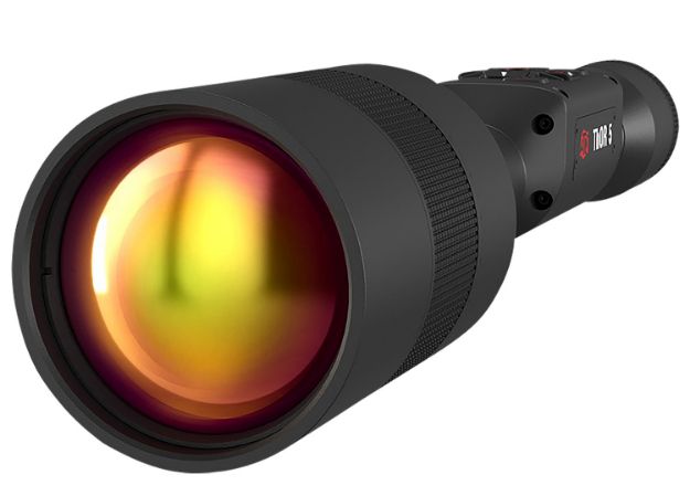 Picture of ATN TIWST5675A Thor 5 640 Thermal Rifle Scope, Black Anodized 5-40x Smart Mil Dot Reticle w/Zoom 640x480 60 fps Resolution