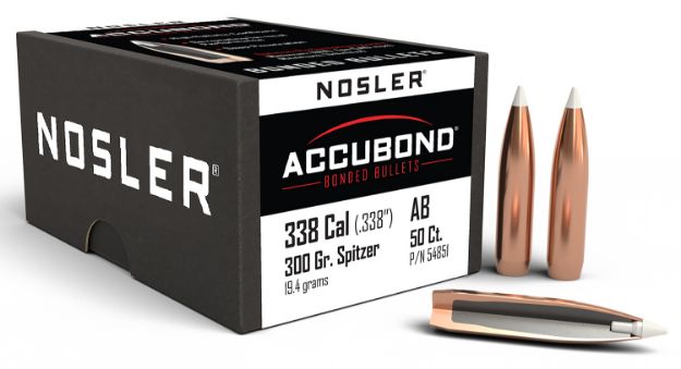 Picture of Nosler 54851 AccuBond  338Cal 300gr Spitzer Point 50/Box