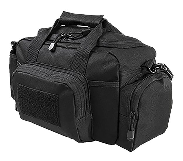 Picture of NcStar CVSRB2985B VISM Range Bag with Small Size, Side Pockets, PALs Webbing, Carry Handles, Pockets & Black Finish