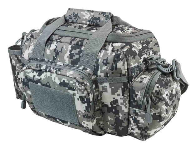 Picture of NcStar CVSRB2985D VISM Range Bag with Small Size, Side Pockets, PALs Webbing, Carry Handles, Pockets & Digital Camouflage Finish