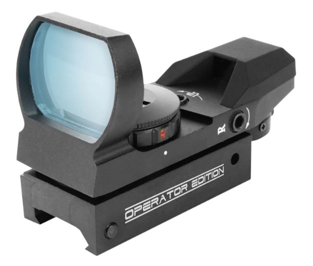 Picture of Aim Sports RT40E1 Reflex Sight Operator Edition Black Anodized 1x 24mm x 34mm Red/Green Multi Reticle