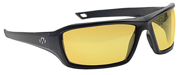 Picture of Walker's GWPIKNFF2AMB Ballistic Eyewear IKON Forge Adult Amber Lens Matte Black Frame