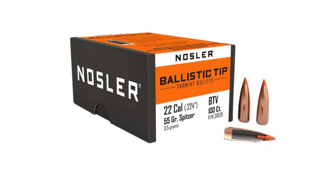 Picture of Nosler 39526 Ballistic Tip  22Cal 55gr Spitzer Point 100/Box