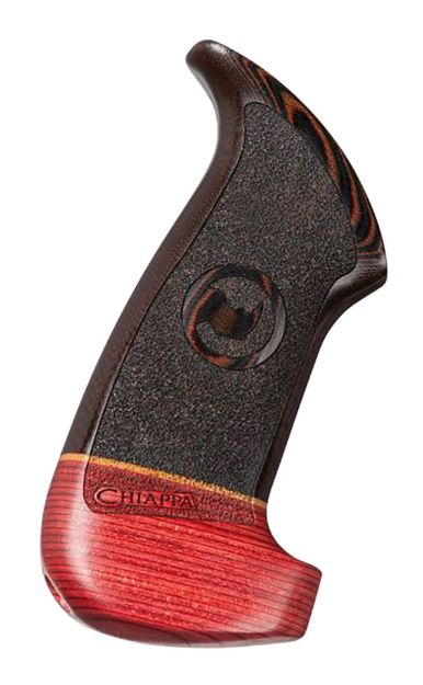 Picture of Chiappa Firearms 970482 Replacement  Hogue Rhino Walnut Micarta Grip W/Rosewood Big Butt