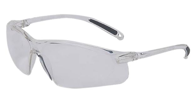 Picture of Howard Leight R01636 Uvex A700 Shooting Glasses Adult Clear Lens Polycarbonate Scratch Resistant Clear Frame