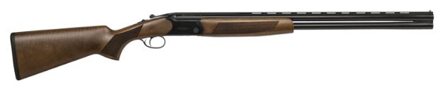 Picture of CZ-USA 06486 Drake Southpaw 12 Gauge 3" 2rd 28" Barrel, Gloss Black Chrome Metal Finish, Turkish Walnut Fixed Pistol Grip Stock Includes 5 Chokes Left Hand